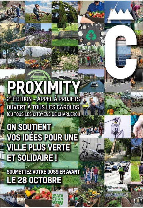 Charleroi : soirée d’information sur l’appel à projets Proximity ce 28 septembre