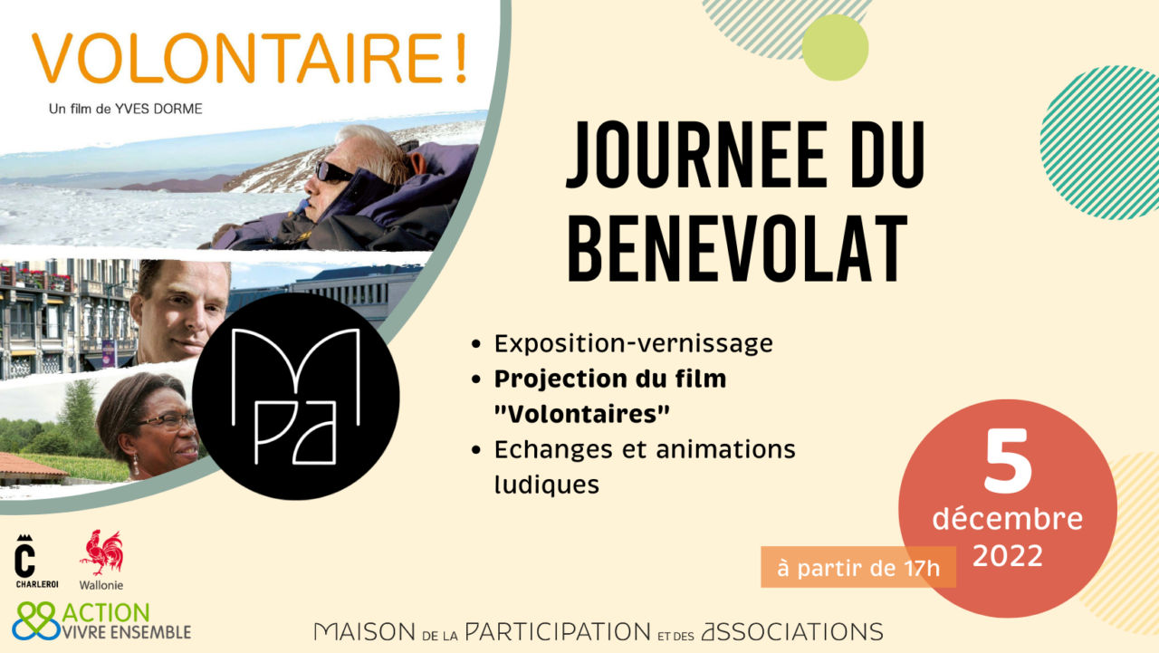Journée mondiale du bénévolat 2023 - La Maison de la Participation et ...