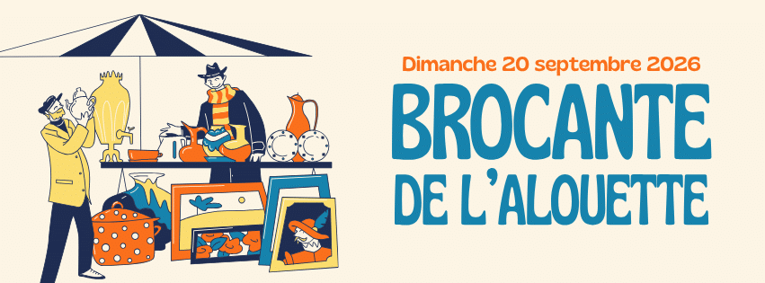 Brocante de l’Alouette : rendez-vous le 20 septembre à Charleroi Nord